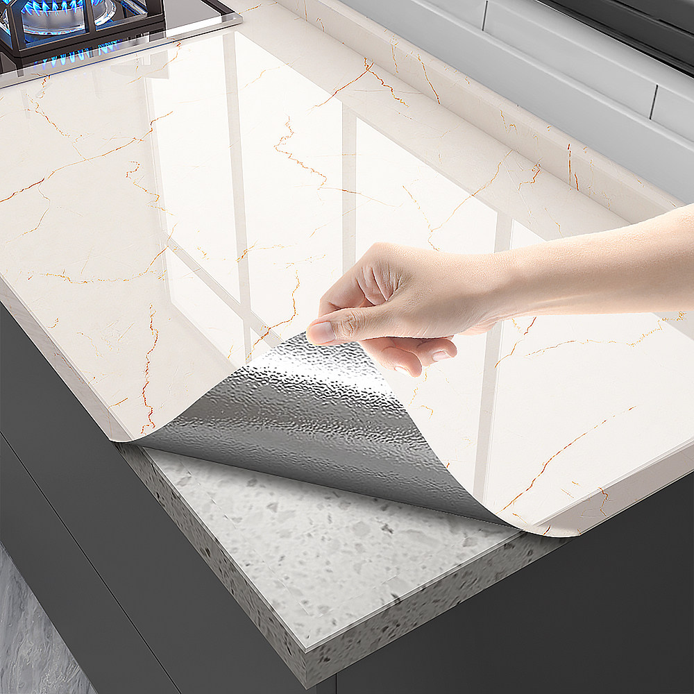 厨房灶台防油防火贴纸耐高温自粘台面翻新保护垫炒菜桌面专用贴膜,家居饰品,瓷砖贴,淘宝优惠券,粉丝福利购,淘宝优惠卷