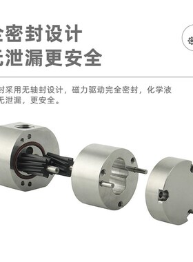 微型磁力齿轮泵 MPB030不锈钢循环泵灌装设备充电桩冷却泵