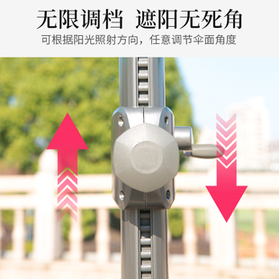 凤朝皇 户外遮阳伞庭院伞大型摆摊室外花园露台咖啡厅外摆罗马伞