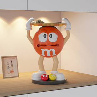 高级感轻奢m豆猫碗架玄关入户进门钥匙收纳托盘装饰品送礼物摆件