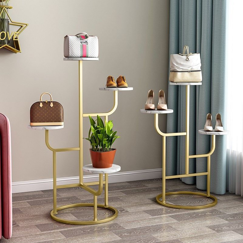 服装店展示架橱窗展示台陈列架落地式鞋货架轻奢大理石中岛流水台,商业/办公家具,服装展示架,淘宝优惠券,粉丝福利购,淘宝优惠卷