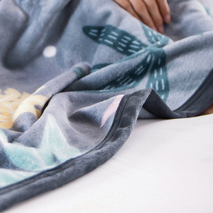 魔法绒法兰绒毛毯床单件加厚单人宿舍学生冬季午睡珊瑚绒毯子铺床