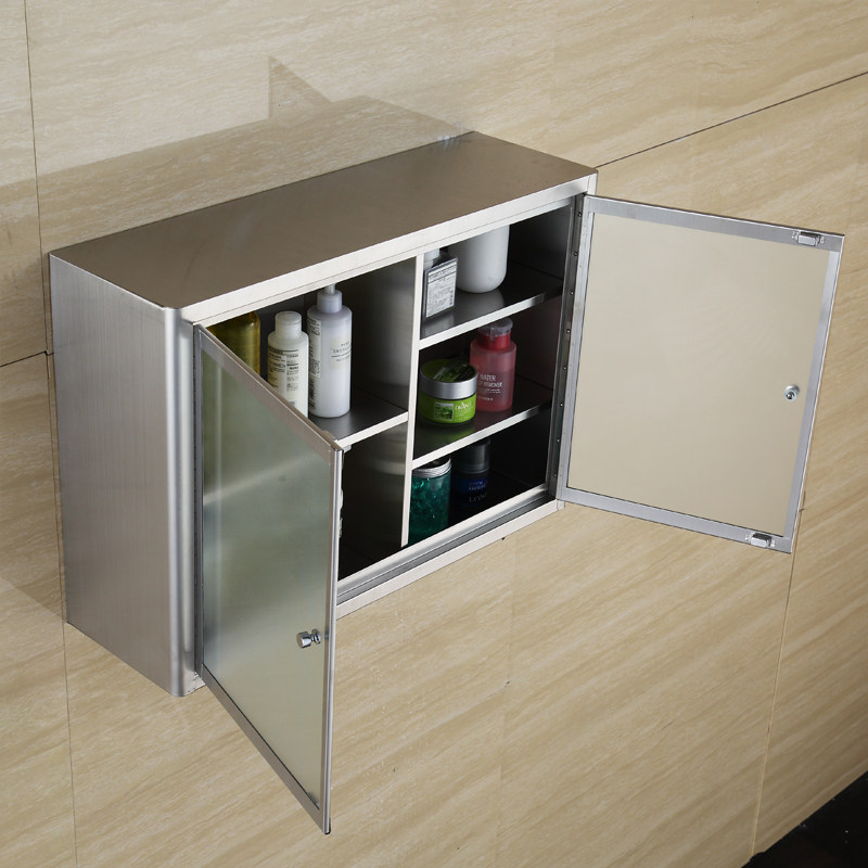 304不锈钢储物柜 挂墙式浴室收纳柜 橱柜厨房吊柜 阳台置物壁挂柜,住宅家具,吊柜/壁柜,淘宝优惠券,粉丝福利购,淘宝优惠卷