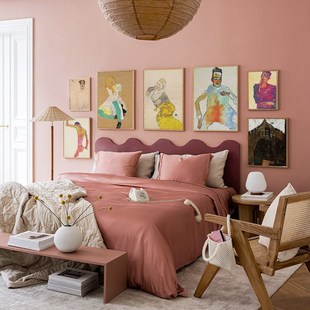 世界名画奥地利埃贡席勒复古装饰画画芯复古艺术墙挂画内芯人物画