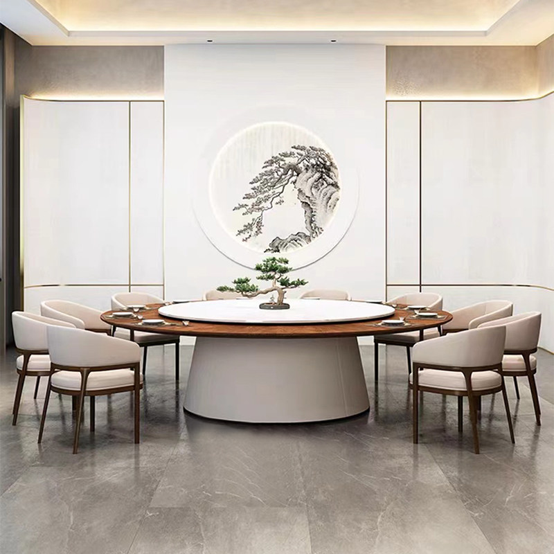 轻奢餐椅酒店餐厅包厢餐椅实木高档带扶手靠背餐椅新中式简约椅