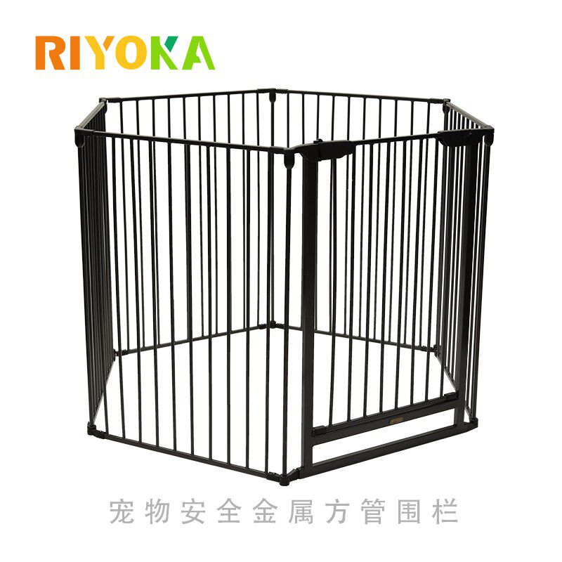 瑞友家宠物围栏猫狗家用方管铁围栏室内外栅栏安全锁防护栏