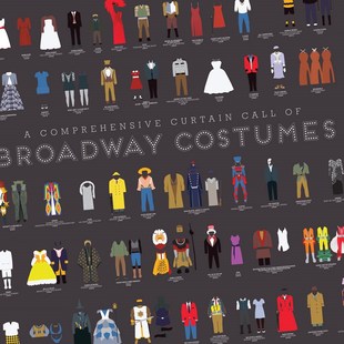 百老汇剧院戏服图鉴装饰画 戏剧歌剧音乐剧舞台演出服装设计挂画