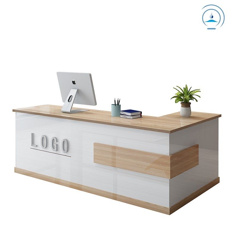 简约小型桌柜台拐角公司咨询台前台接待台服装店美容院吧台收银台,商业/办公家具,收银台,淘宝优惠券,粉丝福利购,淘宝优惠卷