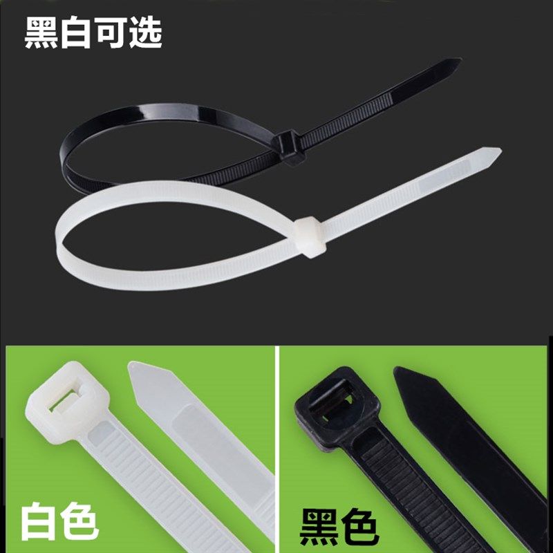 塑料封条黑色扎带 国标4*200mm尼龙扎带 电线扎带 500条/包(实数),基础建材,缎带/扎带,淘宝优惠券,粉丝福利购,淘宝优惠卷
