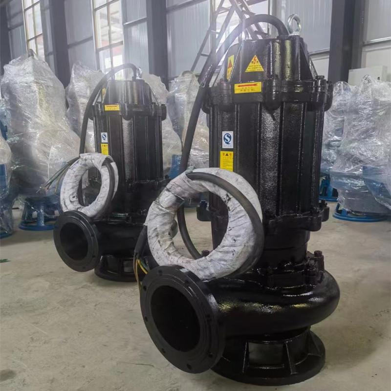 潜水泵排污泵无堵塞大流量潜水渣浆泵污水提升泵切割潜水抽沙泵