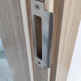 房间锁具配件门锁导向片木门锁舌盒门锁卡槽扣片挡板挡片门框扣.