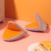 1只 烤箱取盘阻热套 4490.浅款 便利穿脱防烫手套耐高温加厚隔热套