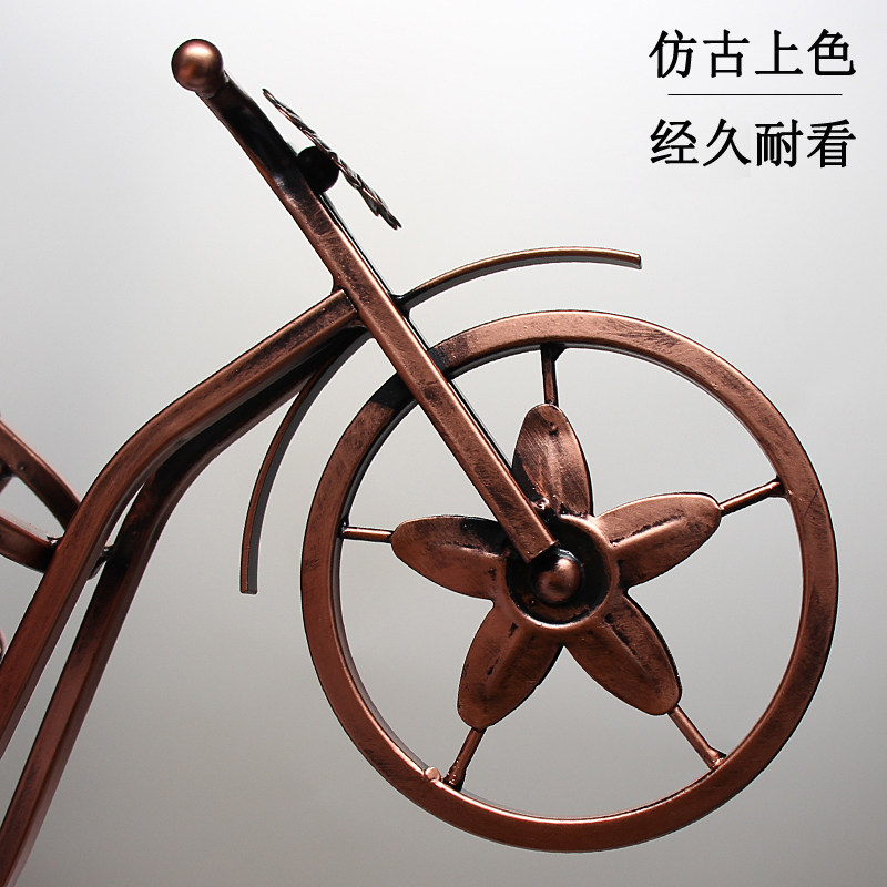 古铜色黑色香槟色皇家马车葡萄酒红酒架摆件酒柜装饰品[三色可选]