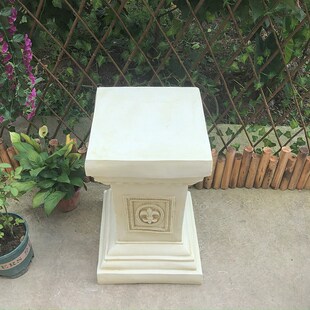 欧式方形罗马柱摄影婚庆路引橱窗民宿落地装饰大摆件庭院花盆底座