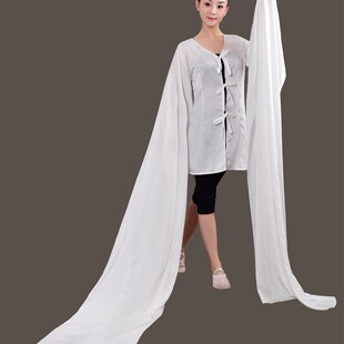 新款杭纺纺真丝水袖专业藏族舞古典舞舞蹈戏曲演出服女民族舞服女