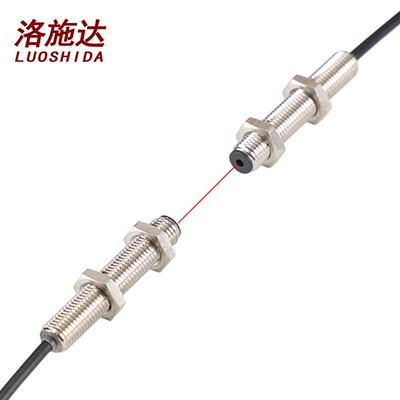 洛施达M3至M12微小型红外对射激光传感器激光开关光电传感器