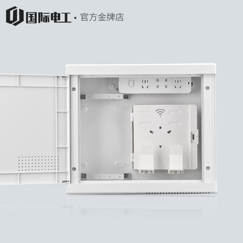 弱电箱多媒体集线箱盖板大家用暗装光纤入户信息箱网络布线配电箱