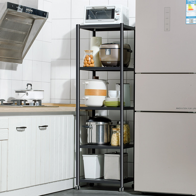 不锈钢夹缝置物架厨房落地多层微波炉收纳架家用用品大全放锅架子,厨房/烹饪用具,厨房置物架/置物柜/角架,淘宝优惠券,粉丝福利购,淘宝优惠卷