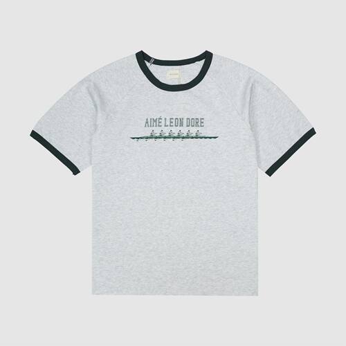 现货ALD AIME LEON DORE Rowing tee经典划船短袖美式复古老钱T恤