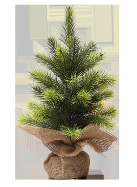 圣诞装饰品加密PE树桌面摆件60CM小树45公分DIY植绒树圣诞树家用