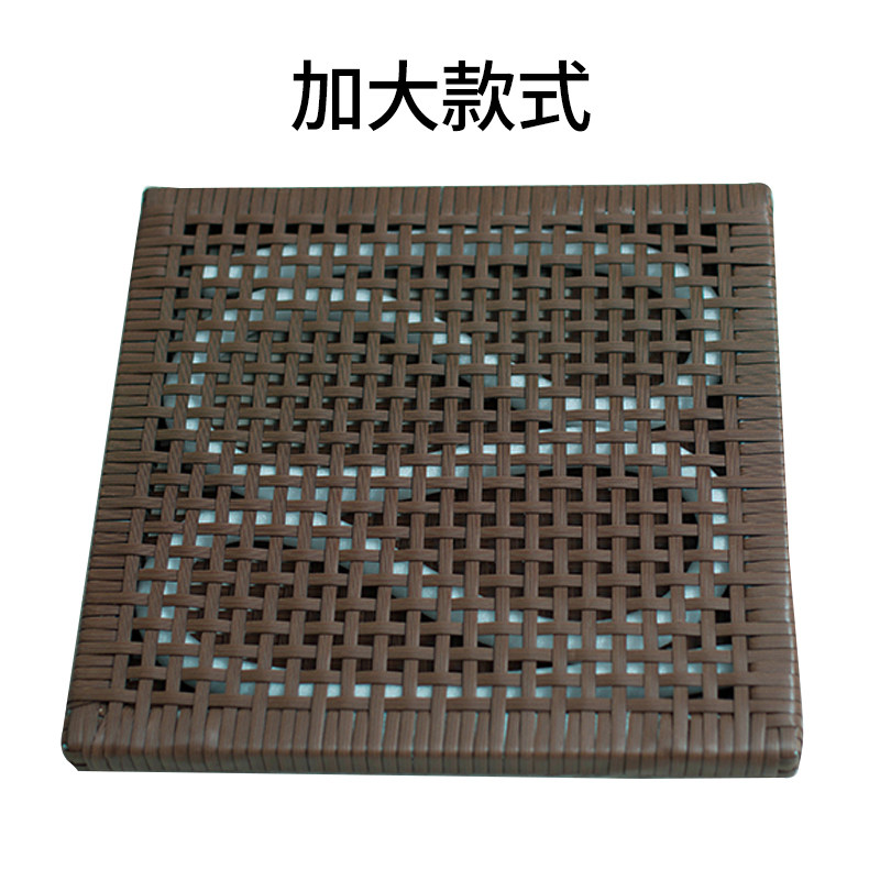汽车坐垫藤编夏季通风散热货车学生椅子垫办公椅久坐透气坐垫定制