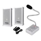 扩音功放机喊话40W音柱一拖多餐厅厨房学校饭店喇叭工厂车间扩音