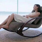 血檀摇椅躺椅大人午睡竹摇摇椅阳台家用休闲老人懒人午休逍遥椅子