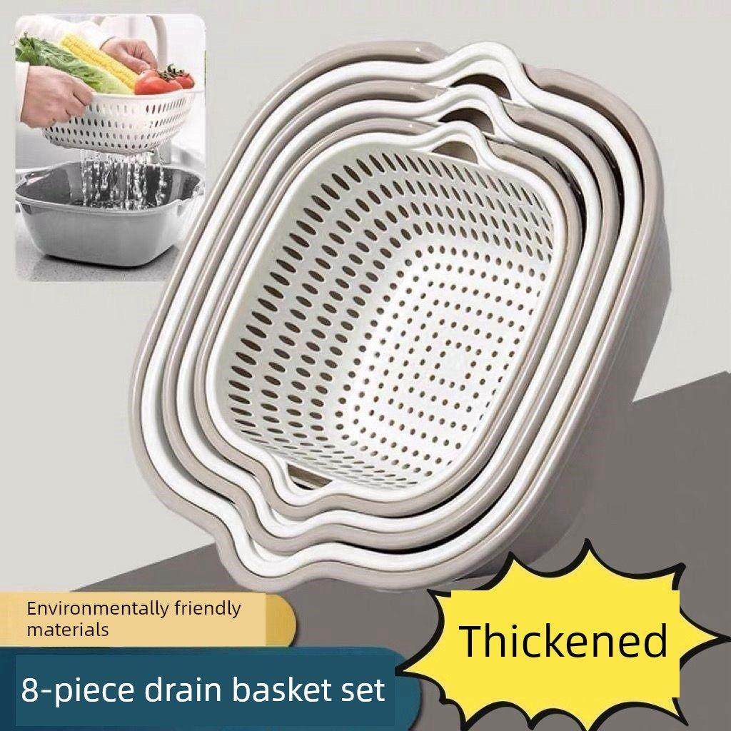 加厚双层蔬菜洗沥篮，特厚沥篮，婴儿盆，家庭厨房环保特厚蔬菜盆,餐饮具,洗菜盆/沥水篮/漏水筛,淘宝优惠券,粉丝福利购,淘宝优惠卷