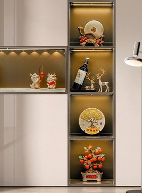 入门玄关酒柜装饰品电视柜摆设客厅高端招财鹿红酒架摆件乔迁礼物