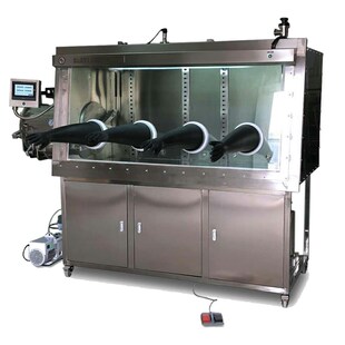 真空箱厌氧箱试验操作箱手套箱长臂耐酸碱丁基橡胶手套法兰耐腐蚀