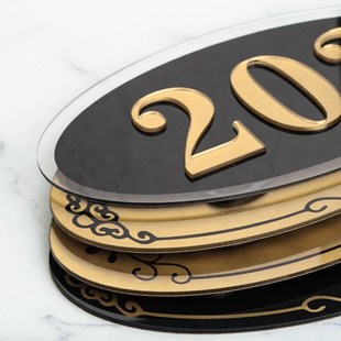 亚克力门牌号码牌家用高档户外房号酒店房间号宾馆轻奢门号数字贴