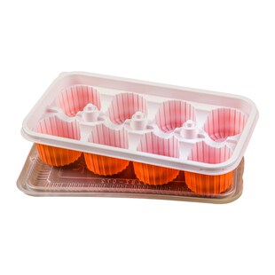 恒秀一次性烧麦打包盒小笼包子盒商用外卖糕点打包餐盒塑料包装盒