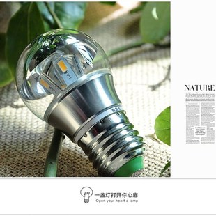 LED无影灯泡G45半镀反光摄影装饰光源E27e14魔豆灯镜前暖黄球泡