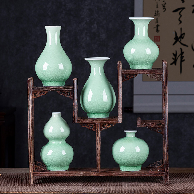 景德镇瓷器小花瓶陶瓷迷你摆件特小号客厅插花禅意创意复古装饰品,家居饰品,花瓶,淘宝优惠券,粉丝福利购,淘宝优惠卷