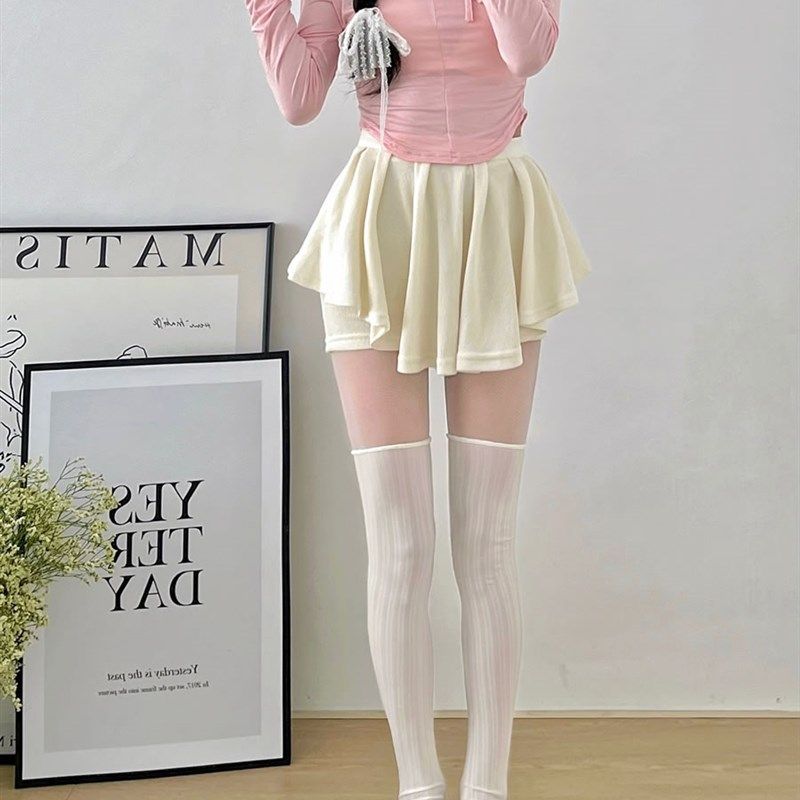 奶白拼接假高筒过膝连裤袜春夏薄款美肤美腿条纹打底裤甜美白丝袜,女士内衣/男士内衣/家居服,连裤袜/打底袜,淘宝优惠券,粉丝福利购,淘宝优惠卷