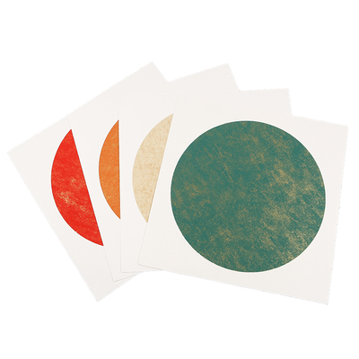 【2送1】锦福鑫蜡染鎏金半生半熟书法创作专用宣纸卡纸加厚麻纸仿