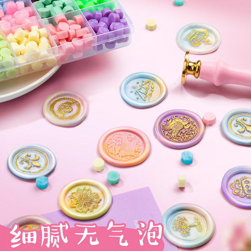 火漆印章套装全套收纳盒火气火漆蜡蜡粒章头火星印章头便宜的手柄