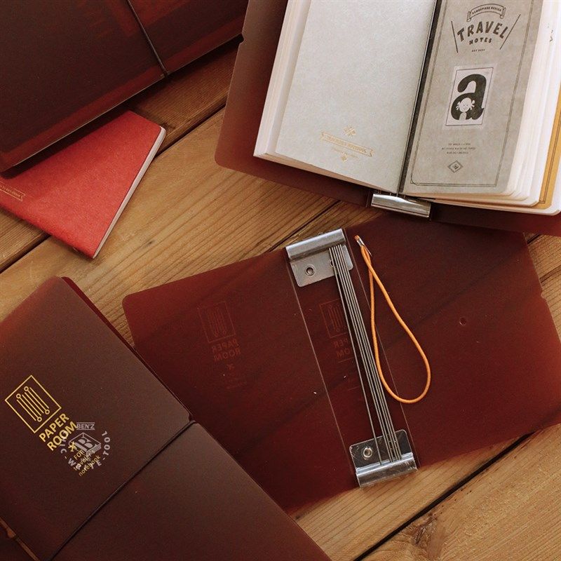 本子事多 TN替芯本专用收纳夹 透明茶棕色磨砂内页内芯整理金属夹,文具电教/文化用品/商务用品,活页替芯,淘宝优惠券,粉丝福利购,淘宝优惠卷