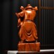 木雕摆件钟馗实木头雕刻新居客厅办公司玄关寺庙开业乔迁工艺礼品