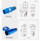 威浦工业插头插座TYP231公母连接器16A3芯明装 移动座连接器 暗装