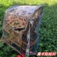 婴儿车雨罩儿童推车雨伞通用型防风罩伞车防雨罩宝宝竹藤车保暖罩