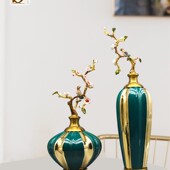 搭配摆客厅电视酒柜饰品玄关装 新中式 花瓶摆件家居饰品轻奢软装 饰