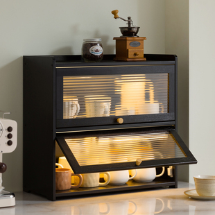 亚克力杯架杯子收纳置物架水杯防尘杯架子家用放咖啡茶杯茶具储物