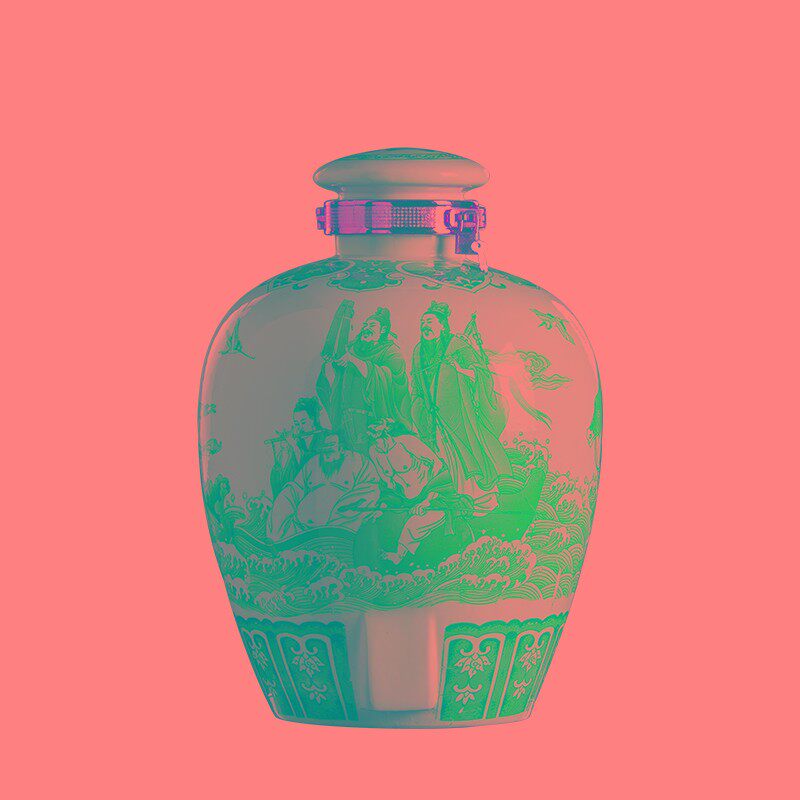 景德镇青花瓷酒坛陶瓷酒瓶窖藏泡酒缸罐10/20/30/50斤密封复古