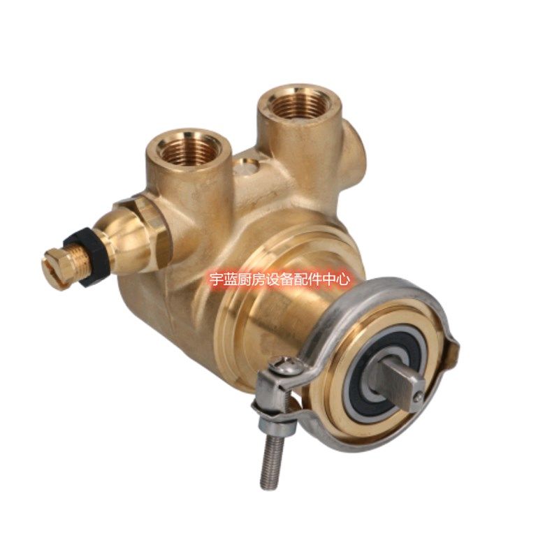 福力德Fluid-O-Tech 泵头PA204半自动咖啡机水泵头咖啡机配件