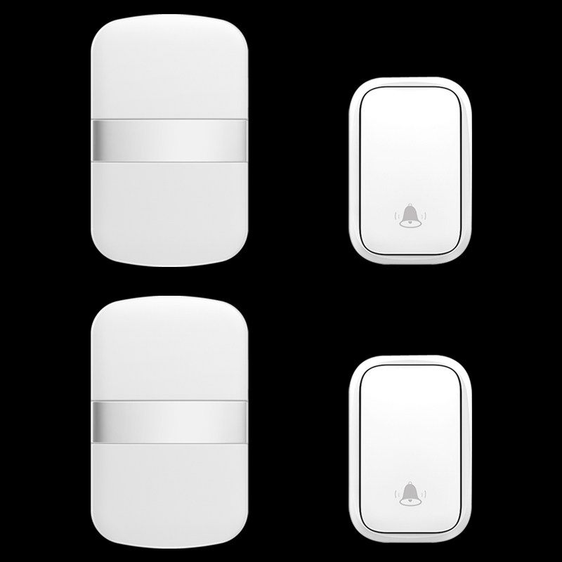 卡佳斯门铃无线家用远距离二拖二电子遥控门铃不用电池门玲