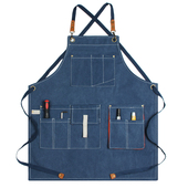 手工匠人电工修理木工具围裙男士 加厚防水定制花园艺理发师工作服