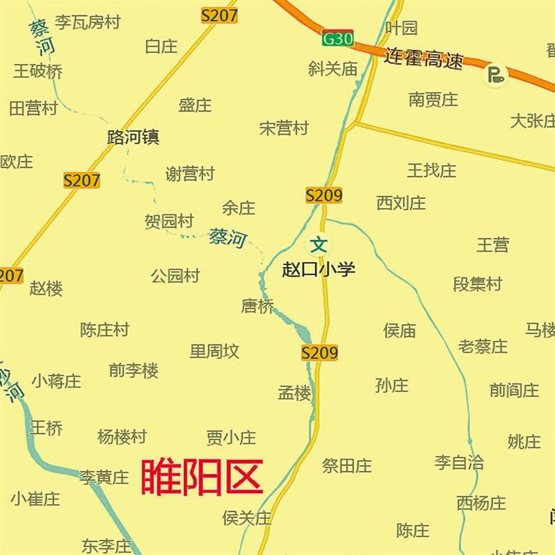 2023新款商丘市地图贴图办公室挂图高清防水墙壁贴超大装饰画定