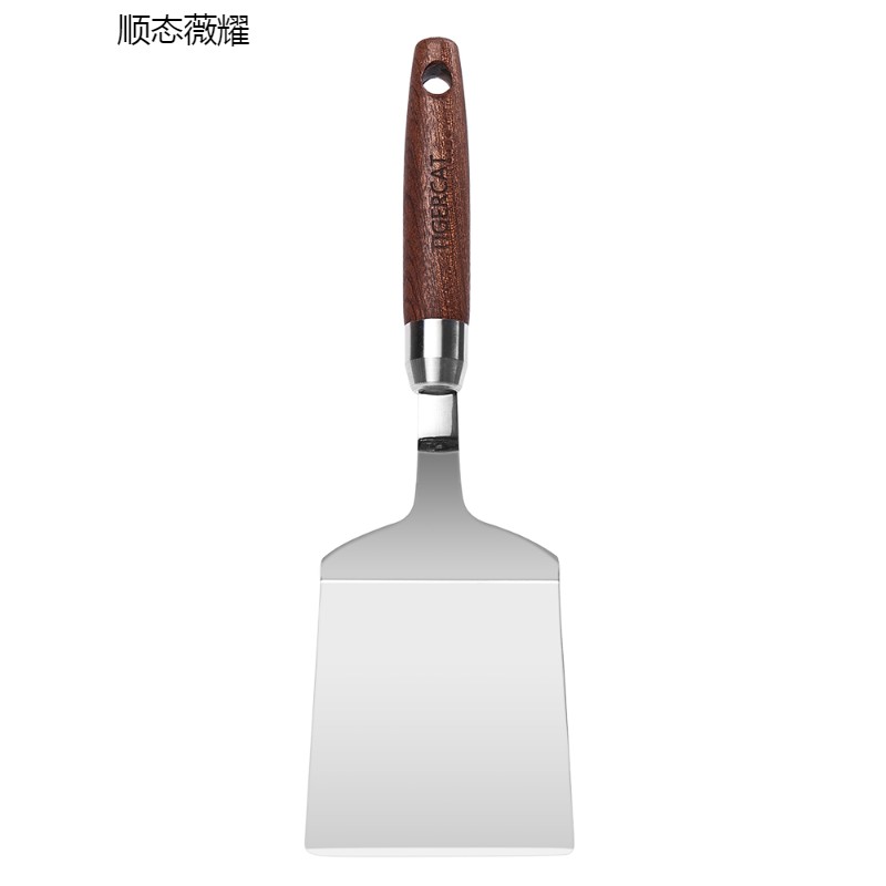 不锈钢煎铲摊煎饼果子工具铁板烧铲子平铲烙饼牛排披萨提拉米苏铲
