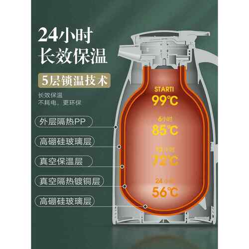 壶家用保温热水瓶开水保暖容壶智能暖水1603壶大量便携热水壶保温
